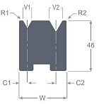 С двумя ручьями  STM 90 Арт.511